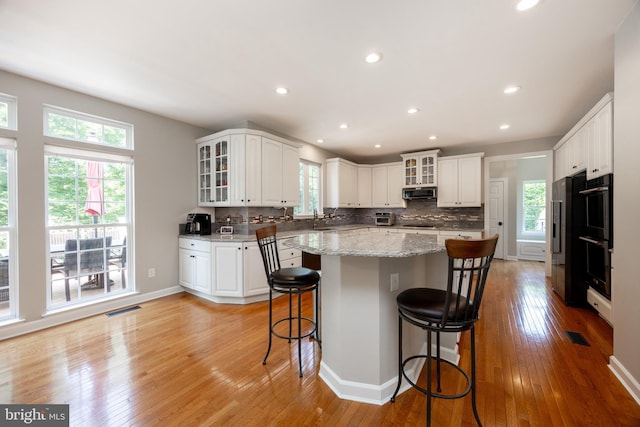 1568 Tattersall, West Chester, PA 19380 - kitchen featuring appliances with stainless steel finishes, light wood finished floors, plenty of natural light, and recessed lighting