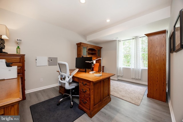 1568 Tattersall, West Chester, PA 19380 - home office featuring wood finished floors and recessed lighting