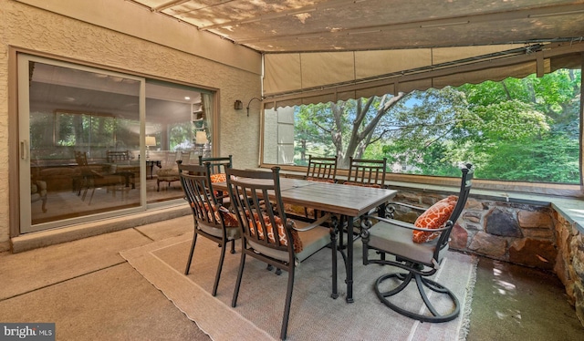 130 Hunt Valley Cir, Berwyn, PA 19312 - view of patio with outdoor dining space