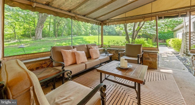 130 Hunt Valley Cir, Berwyn, PA 19312 - view of patio with an outdoor hangout area