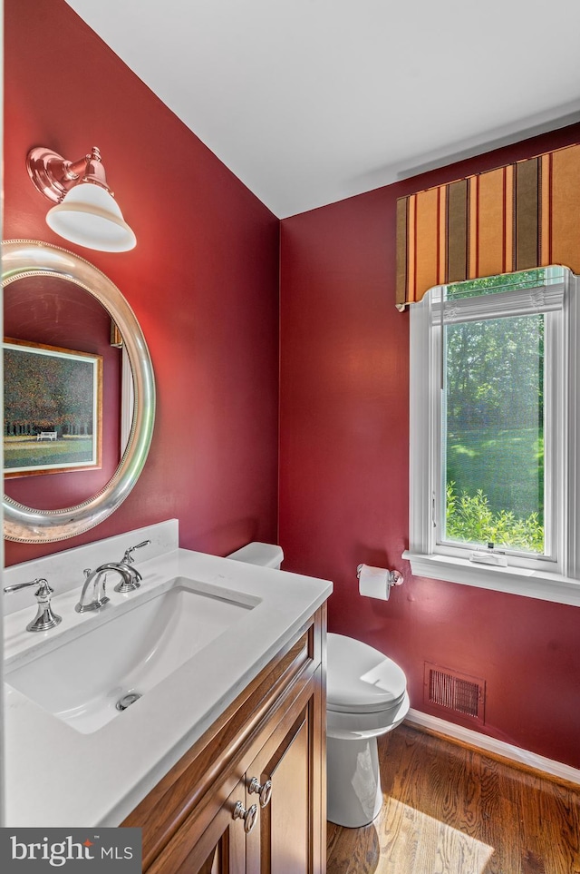 130 Hunt Valley Cir, Berwyn, PA 19312 - bathroom with vanity and wood finished floors