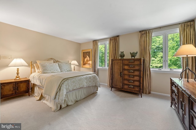 130 Hunt Valley Cir, Berwyn, PA 19312 - bedroom with baseboards and light carpet