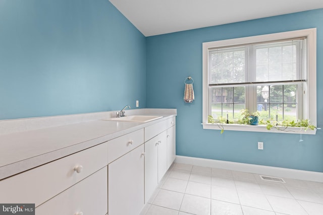 501 Bald Eagle Ct, Lancaster, PA 17601 - bathroom with vanity and tile patterned flooring