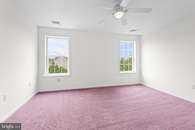 501 Bald Eagle Ct, Lancaster, PA 17601 - spare room featuring carpet flooring and a ceiling fan