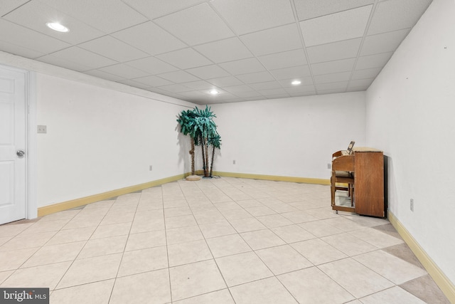 501 Bald Eagle Ct, Lancaster, PA 17601 - spare room with a drop ceiling and recessed lighting