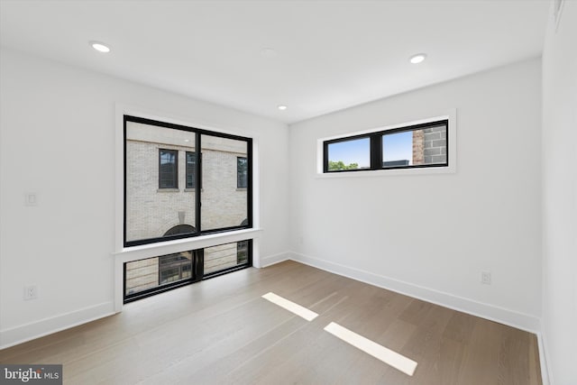919 S 11th St Unit A, Philadelphia, PA 19147 - unfurnished room with wood finished floors and recessed lighting
