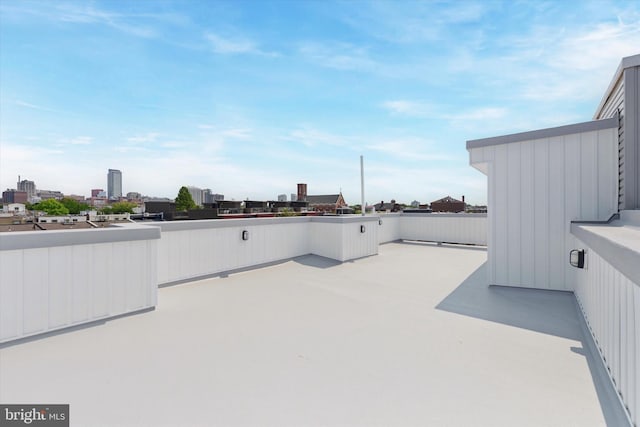 919 S 11th St Unit A, Philadelphia, PA 19147 - view of patio featuring a view of city