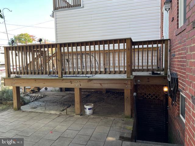 4627 12th St NE, Washington, DC 20017 - view of wooden deck
