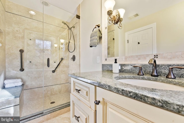 1517 Tuba Ct, Vienna, VA 22182 - bathroom with a shower stall and vanity