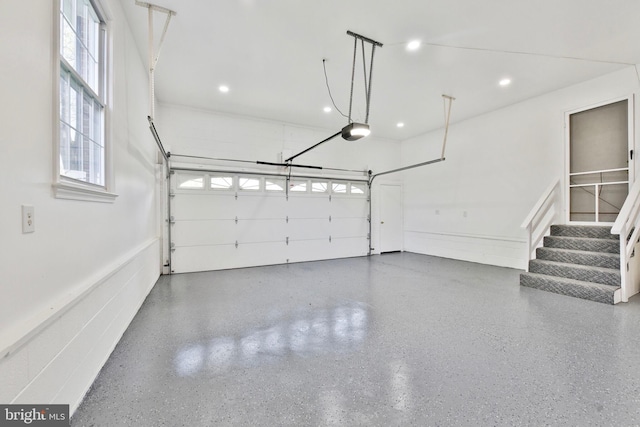 1517 Tuba Ct, Vienna, VA 22182 - garage with a garage door opener and recessed lighting