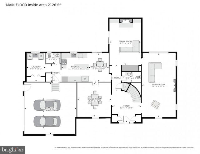 1517 Tuba Ct, Vienna, VA 22182 - view of floor plan / room layout