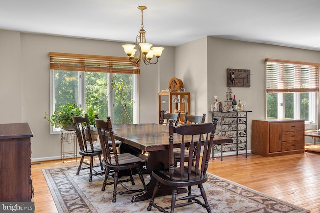 24 Rosette Ln, Richboro, PA 18954 - dining space featuring a chandelier and light wood finished floors