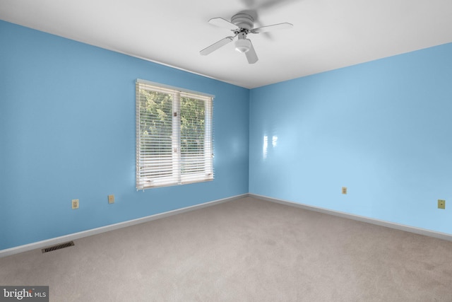 24 Rosette Ln, Richboro, PA 18954 - empty room with carpet flooring and ceiling fan
