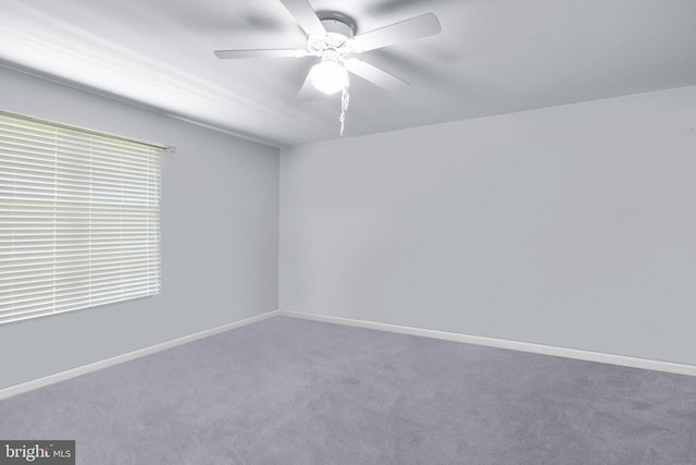 24 Rosette Ln, Richboro, PA 18954 - carpeted spare room with a ceiling fan and baseboards