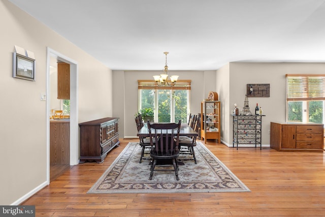 24 Rosette Ln, Richboro, PA 18954 - dining room with a chandelier, hardwood / wood-style flooring, and healthy amount of natural light