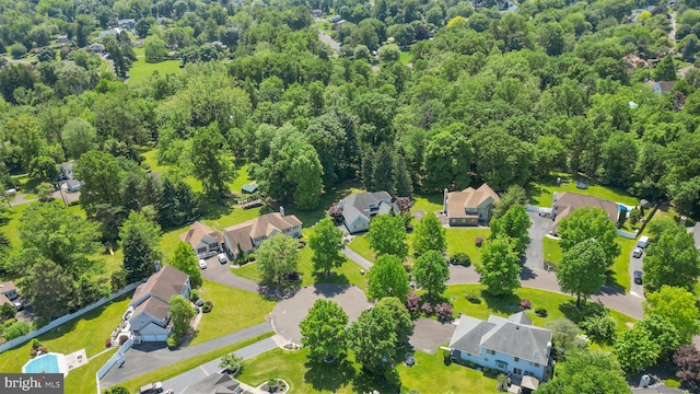 24 Rosette Ln, Richboro, PA 18954 - aerial view of residential area with a forest