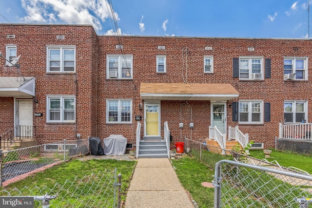 2864 Cushing Rd, Camden, NJ 08104 - townhome / multi-family property featuring brick siding and cooling unit