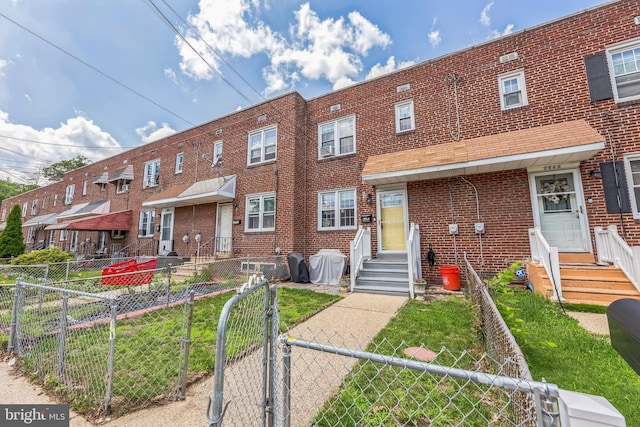 2864 Cushing Rd, Camden, NJ 08104 - multi unit property with entry steps, brick siding, and a gate