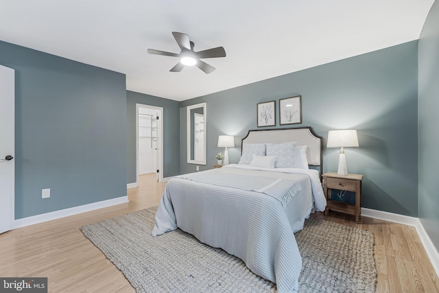 3460 Summit Ct NE Unit 3460, Washington, DC 20018 - bedroom with wood finished floors and ceiling fan