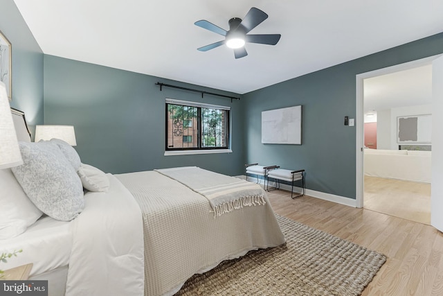 3460 Summit Ct NE Unit 3460, Washington, DC 20018 - bedroom with wood finished floors and a ceiling fan
