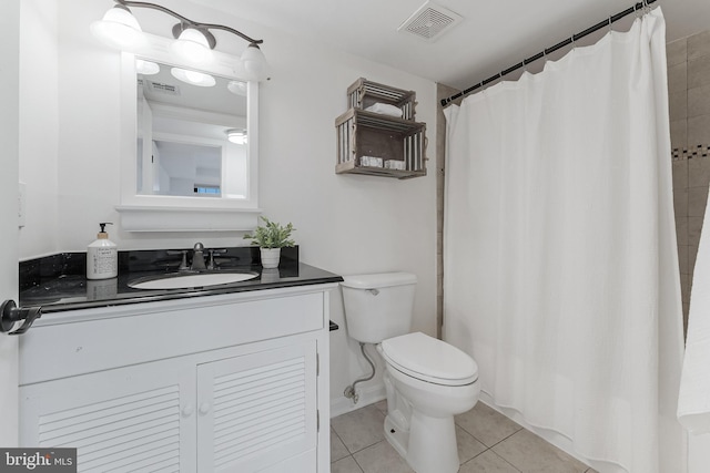 3460 Summit Ct NE Unit 3460, Washington, DC 20018 - full bath featuring tile patterned flooring, vanity, and a shower with curtain