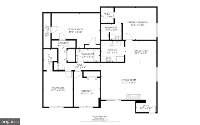 3460 Summit Ct NE Unit 3460, Washington, DC 20018 - view of floor plan / room layout