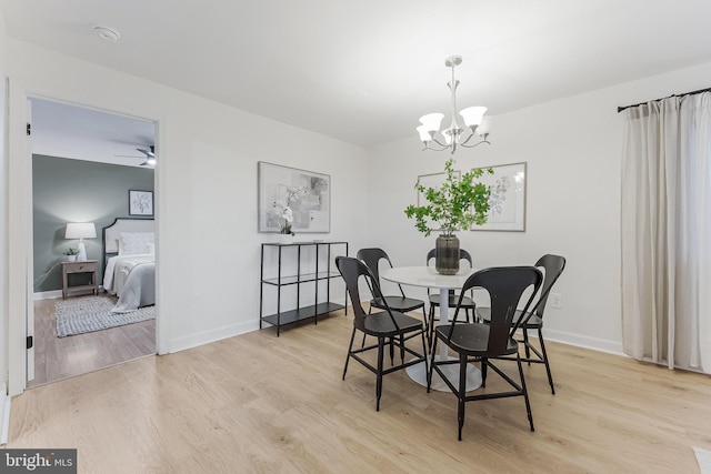 3460 Summit Ct NE Unit 3460, Washington, DC 20018 - dining room with a chandelier and light wood-style flooring