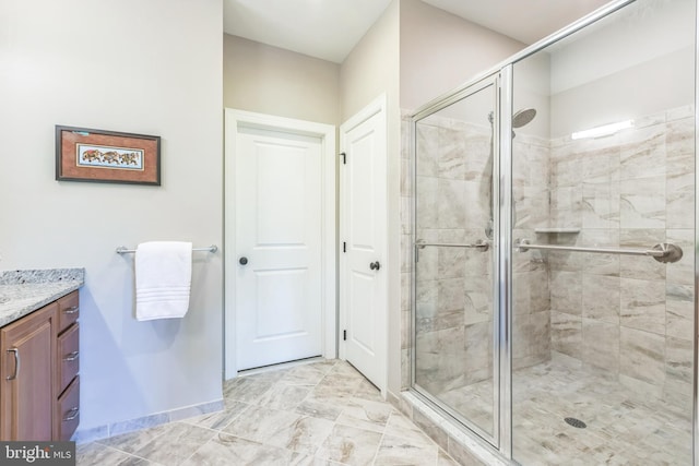 3132 Butternut Ln, Chester Springs, PA 19425 - bathroom with vanity and a stall shower