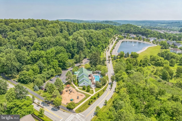 3132 Butternut Ln, Chester Springs, PA 19425 - aerial view of a heavily wooded area and a nearby body of water