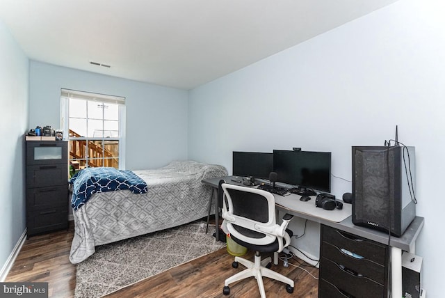2129 Fort Donelson Ct, Dumfries, VA 22026 - bedroom with wood finished floors and a desk