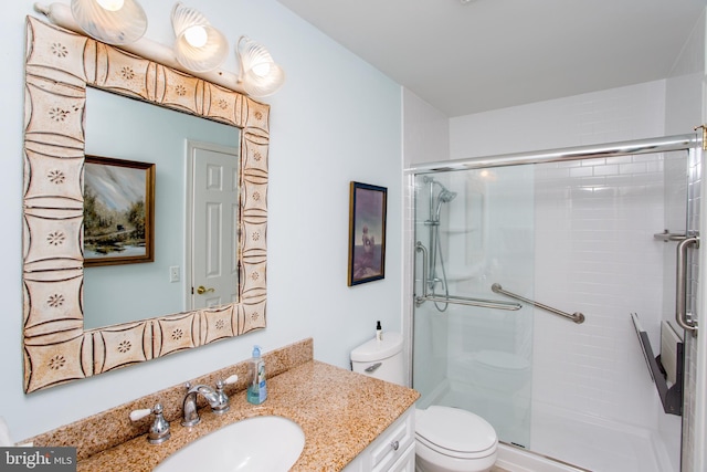 114 Pipers Pl, Chalfont, PA 18914 - bathroom with a shower stall and vanity