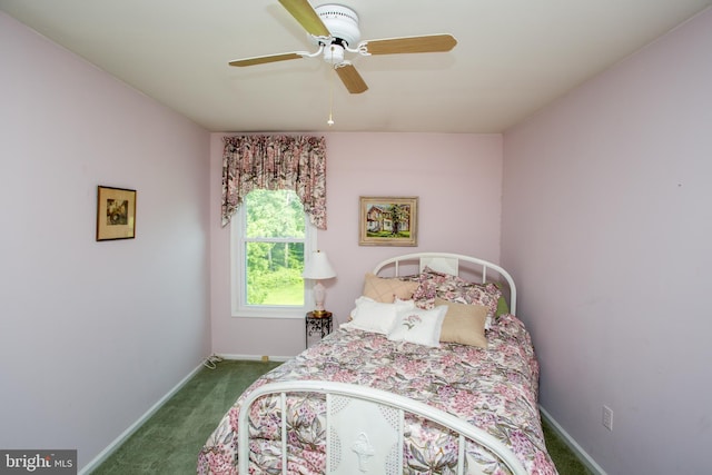 114 Pipers Pl, Chalfont, PA 18914 - carpeted bedroom featuring baseboards and ceiling fan