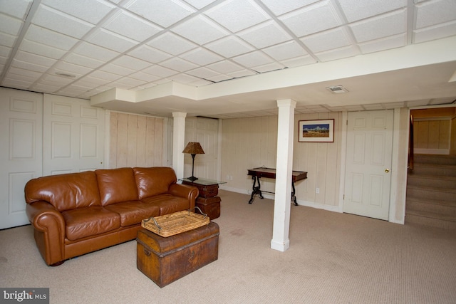 114 Pipers Pl, Chalfont, PA 18914 - living room with carpet and baseboards
