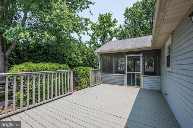 12 Mayville Ln, Marlton, NJ 08053 - wooden terrace featuring a sunroom