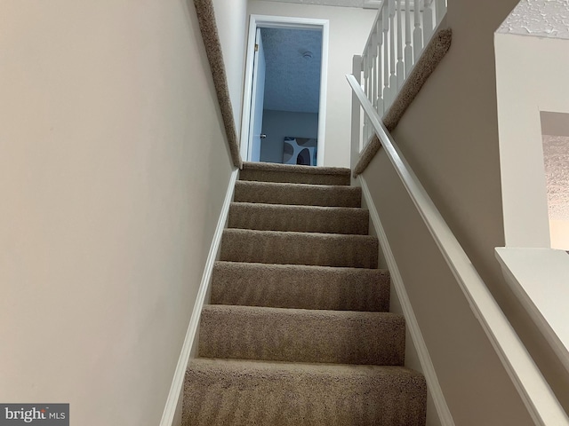 9220 Redbridge Ct, Laurel, MD 20723 - stairway with carpet floors