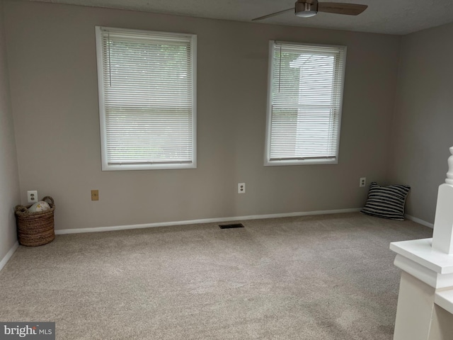 9220 Redbridge Ct, Laurel, MD 20723 - carpeted empty room featuring ceiling fan and baseboards