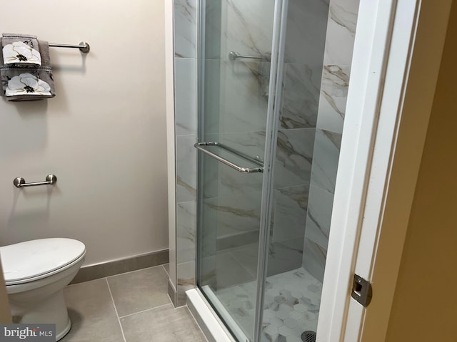 9220 Redbridge Ct, Laurel, MD 20723 - full bath featuring a marble finish shower and tile patterned floors