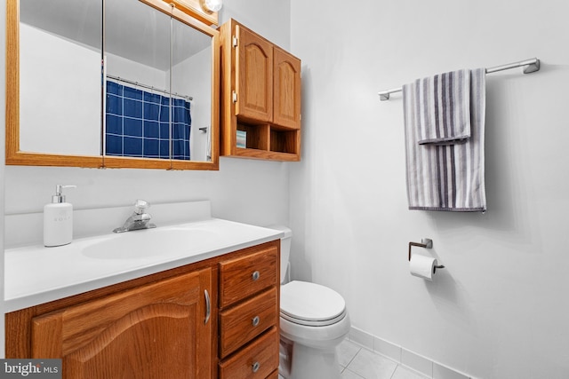 5139 Celestial Way, Columbia, MD 21044 - bathroom with vanity, tile patterned flooring, and a shower with shower curtain