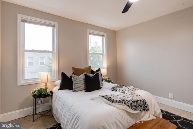 3910 E Pratt St, Baltimore, MD 21224 - bedroom with baseboards and ceiling fan