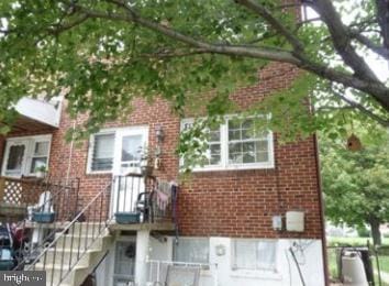 1527 Ingleside Ave, Baltimore, MD 21207 - view of front facade with brick siding