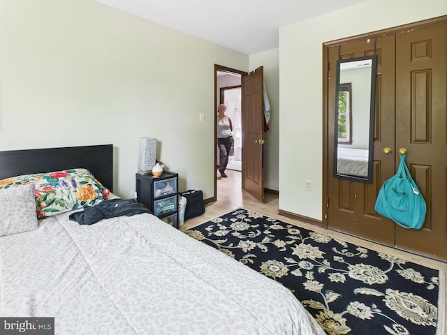 2101 Waterleaf Way, Bowie, MD 20721 - bedroom featuring light wood-style flooring and baseboards