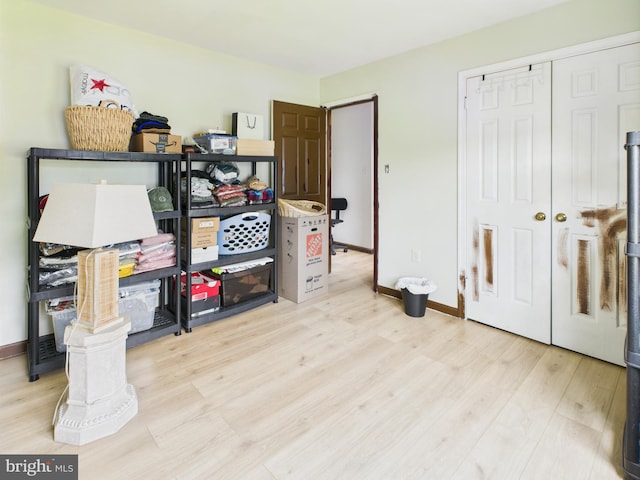 2101 Waterleaf Way, Bowie, MD 20721 - bedroom featuring wood finished floors and a closet