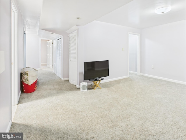 2101 Waterleaf Way, Bowie, MD 20721 - unfurnished living room with carpet floors
