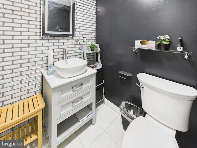 2101 Waterleaf Way, Bowie, MD 20721 - bathroom with vanity and tile patterned floors