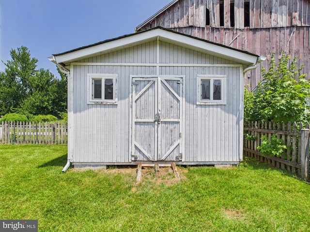 2101 Waterleaf Way, Bowie, MD 20721 - view of shed with a fenced backyard