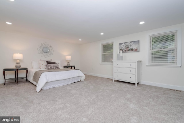 1117 Overbrook Rd, Baltimore, MD 21239 - bedroom featuring carpet, recessed lighting, and multiple windows
