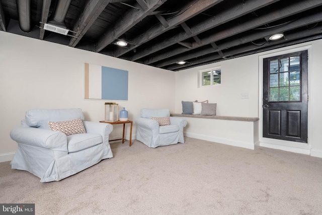 1117 Overbrook Rd, Baltimore, MD 21239 - sitting room with carpet