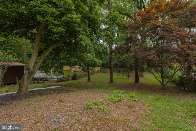 1117 Overbrook Rd, Baltimore, MD 21239 - view of yard featuring a shed