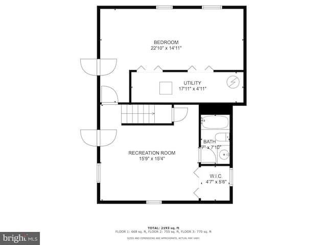 1117 Overbrook Rd, Baltimore, MD 21239 - view of home floor plan