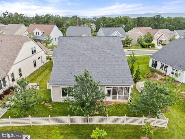 116 Grosbeak Ct, Lake Frederick, VA 22630 - aerial perspective of suburban area